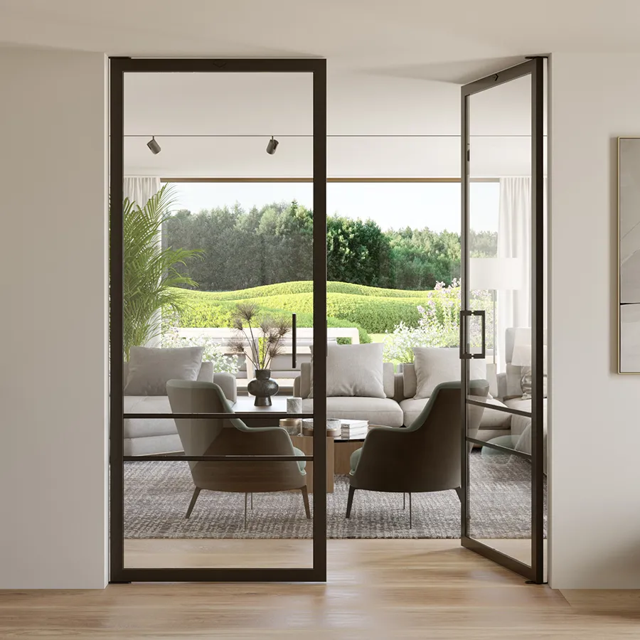 Portes en verre Steelit